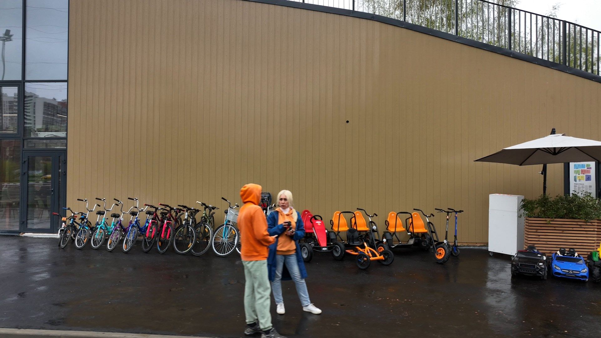 балашиха, парк, ольгинский,видео с коптера,