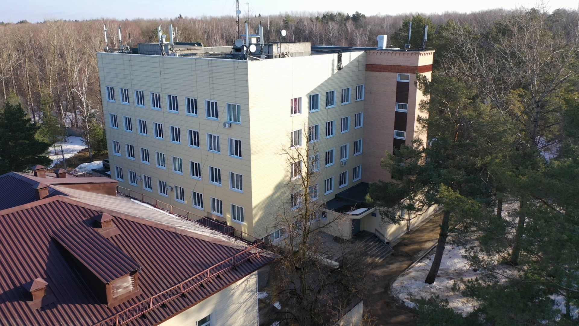 больница, воскресенск, медицина,видео с коптера,