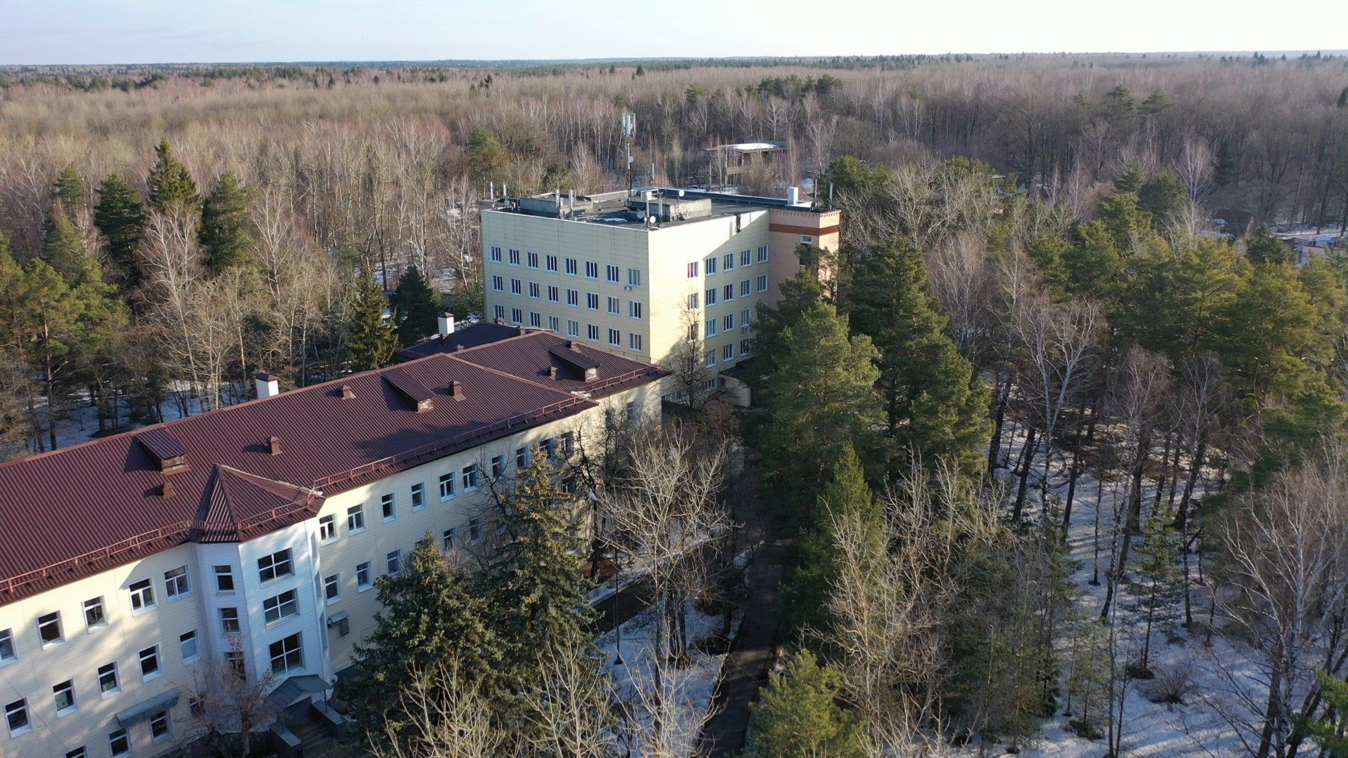 больница, воскресенск, медицина,видео с коптера,