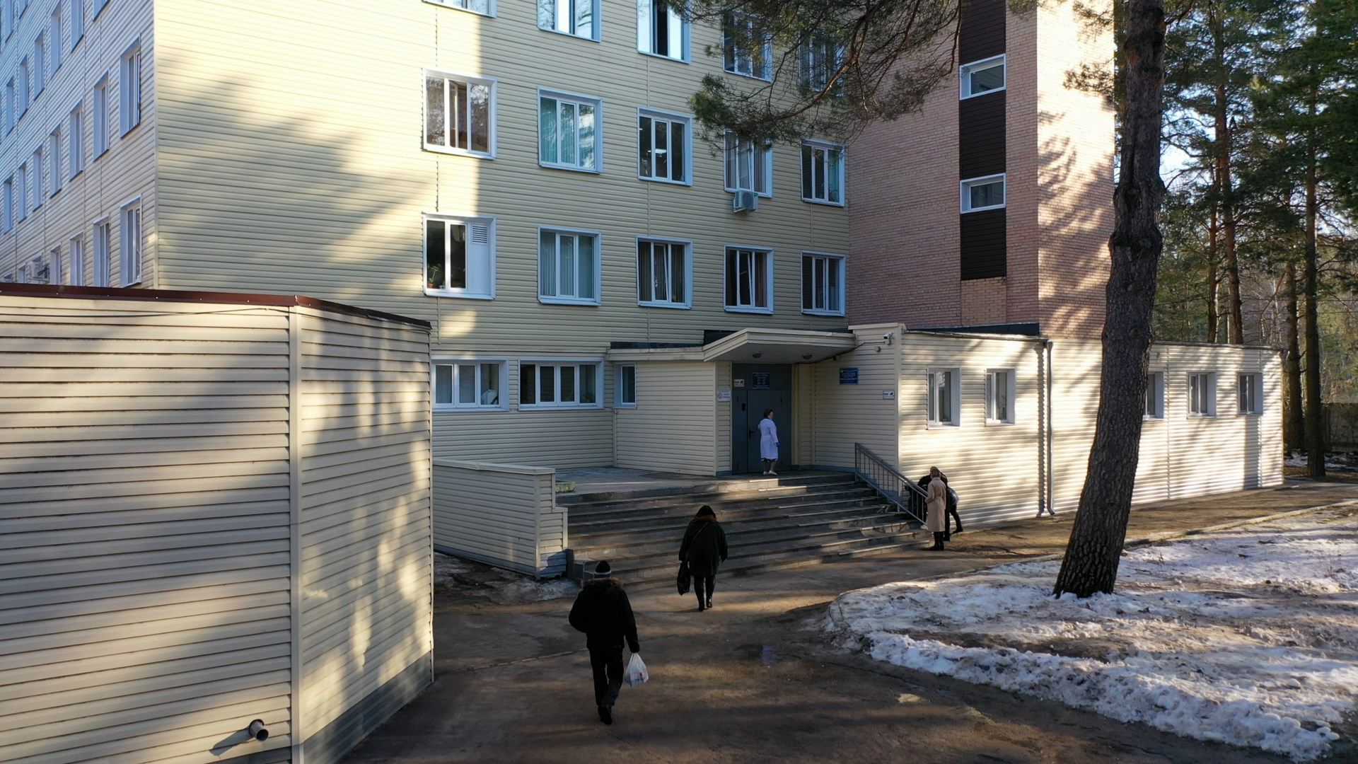 больница, воскресенск, медицина,видео с коптера,