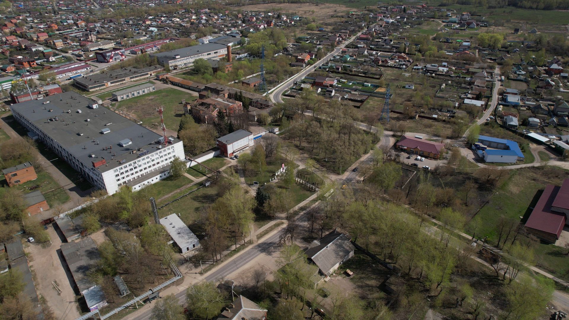 сквер, воскресенск, благоустройство,видео с коптера,