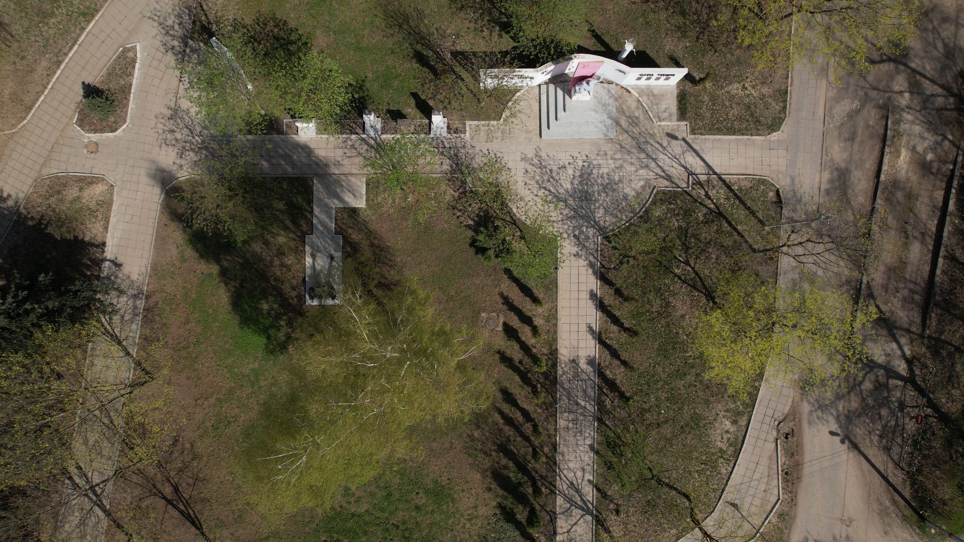 сквер, воскресенск, благоустройство,видео с коптера,