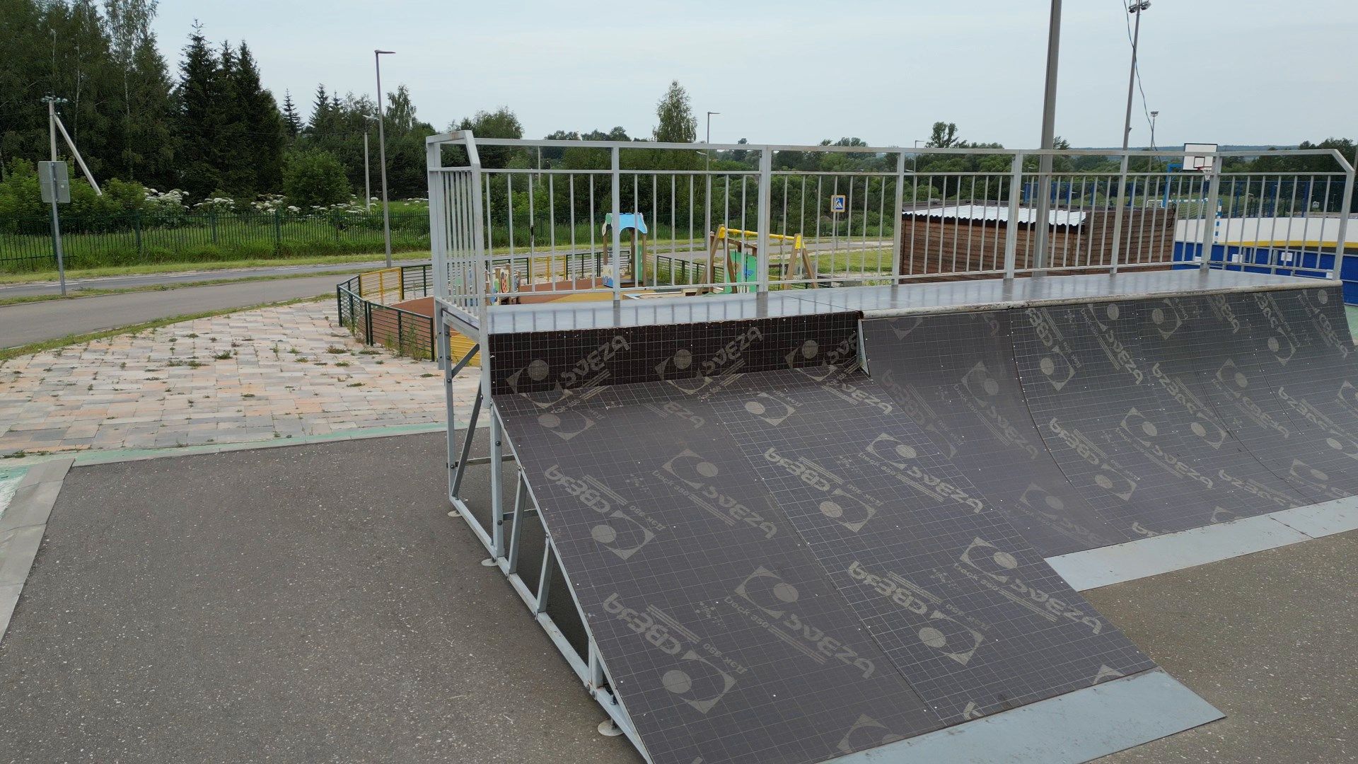 можайск, ривьера, горка, парк,видео с коптера,