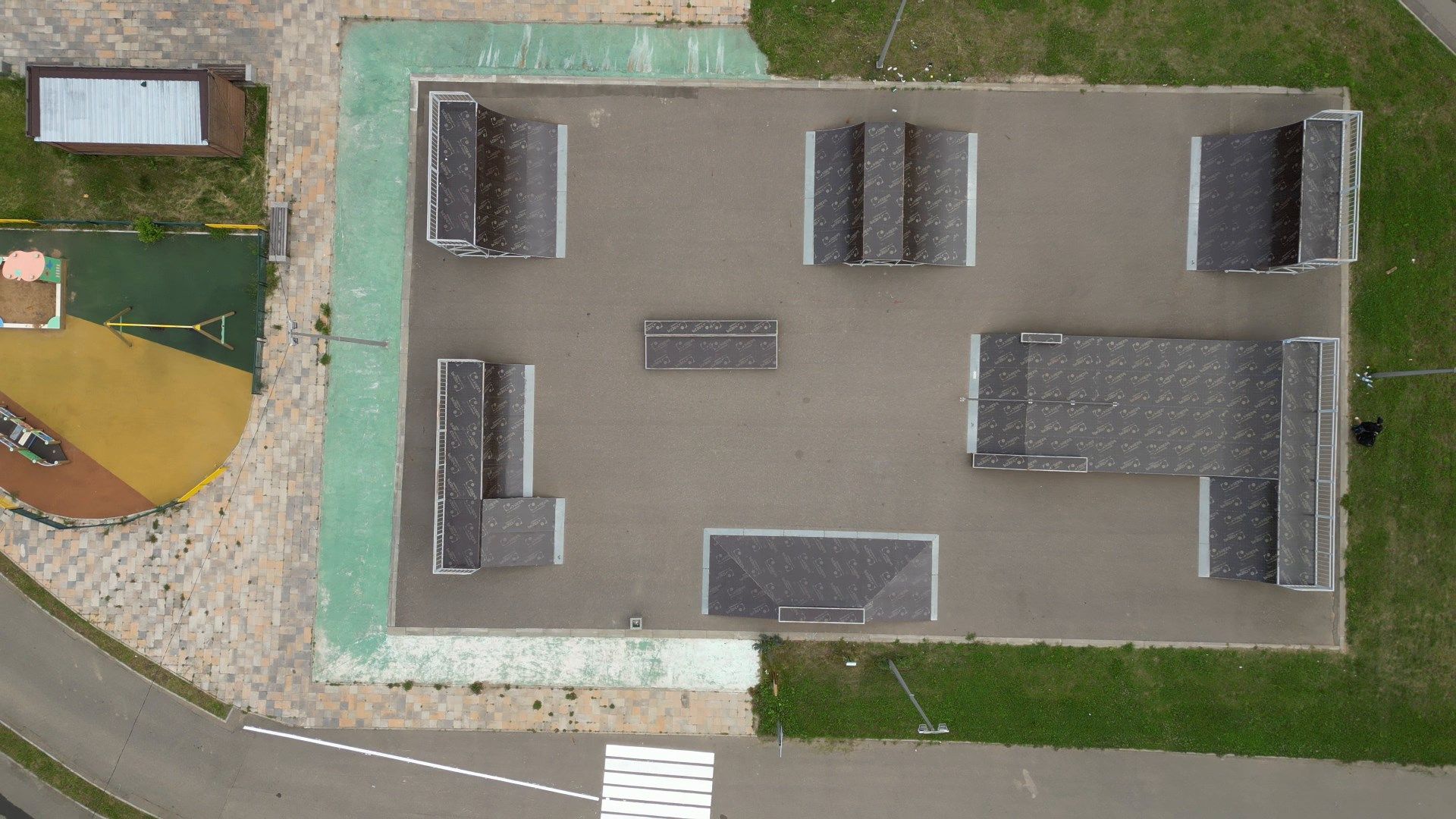 можайск, ривьера, горка, парк,видео с коптера,