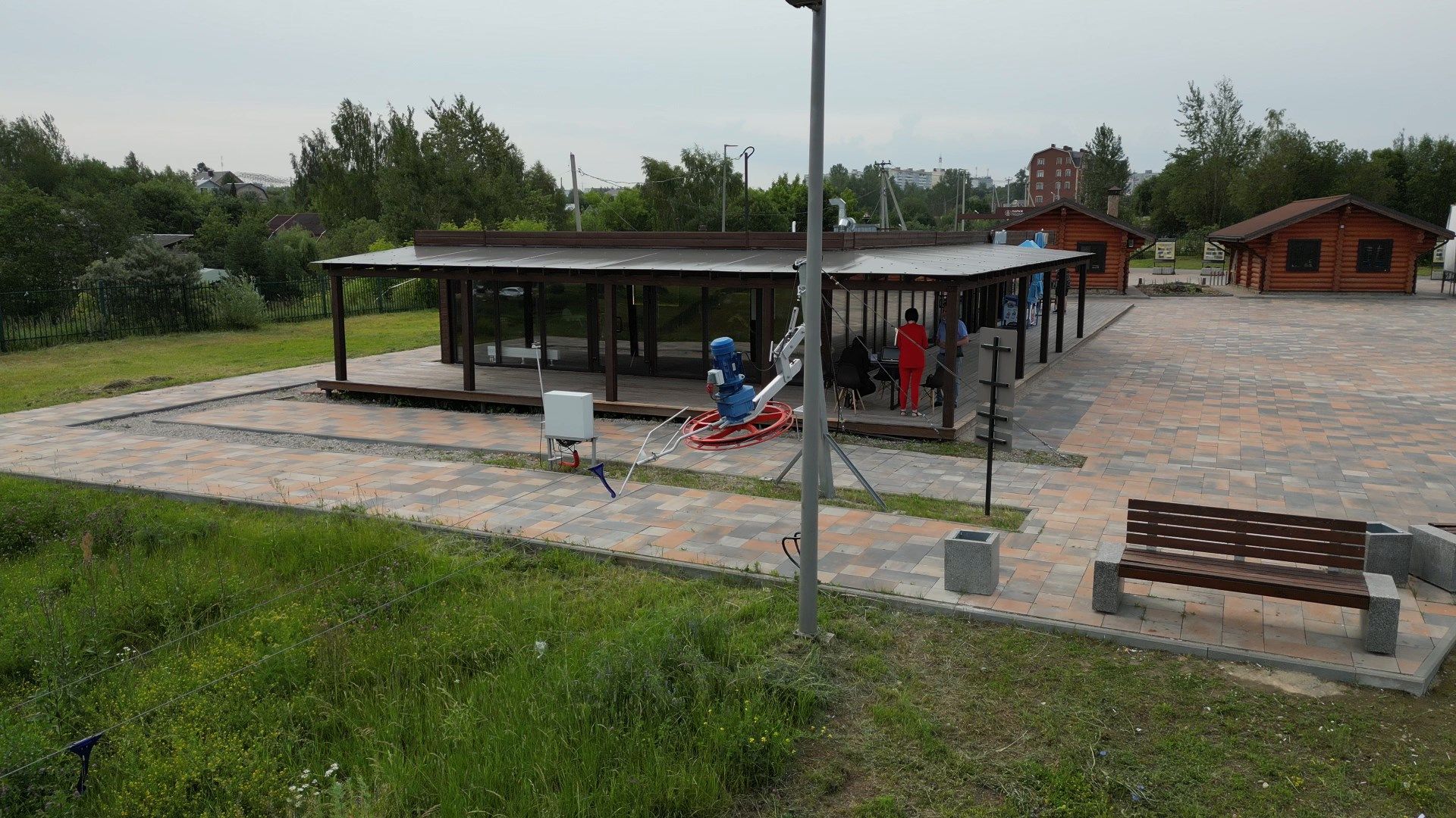 можайск, ривьера, горка, парк,видео с коптера,