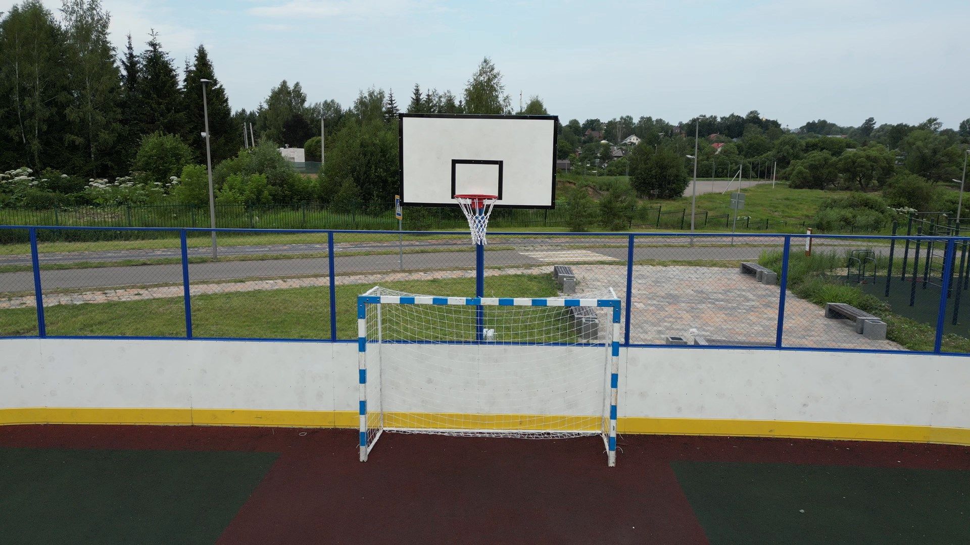 можайск, ривьера, горка, парк,видео с коптера,