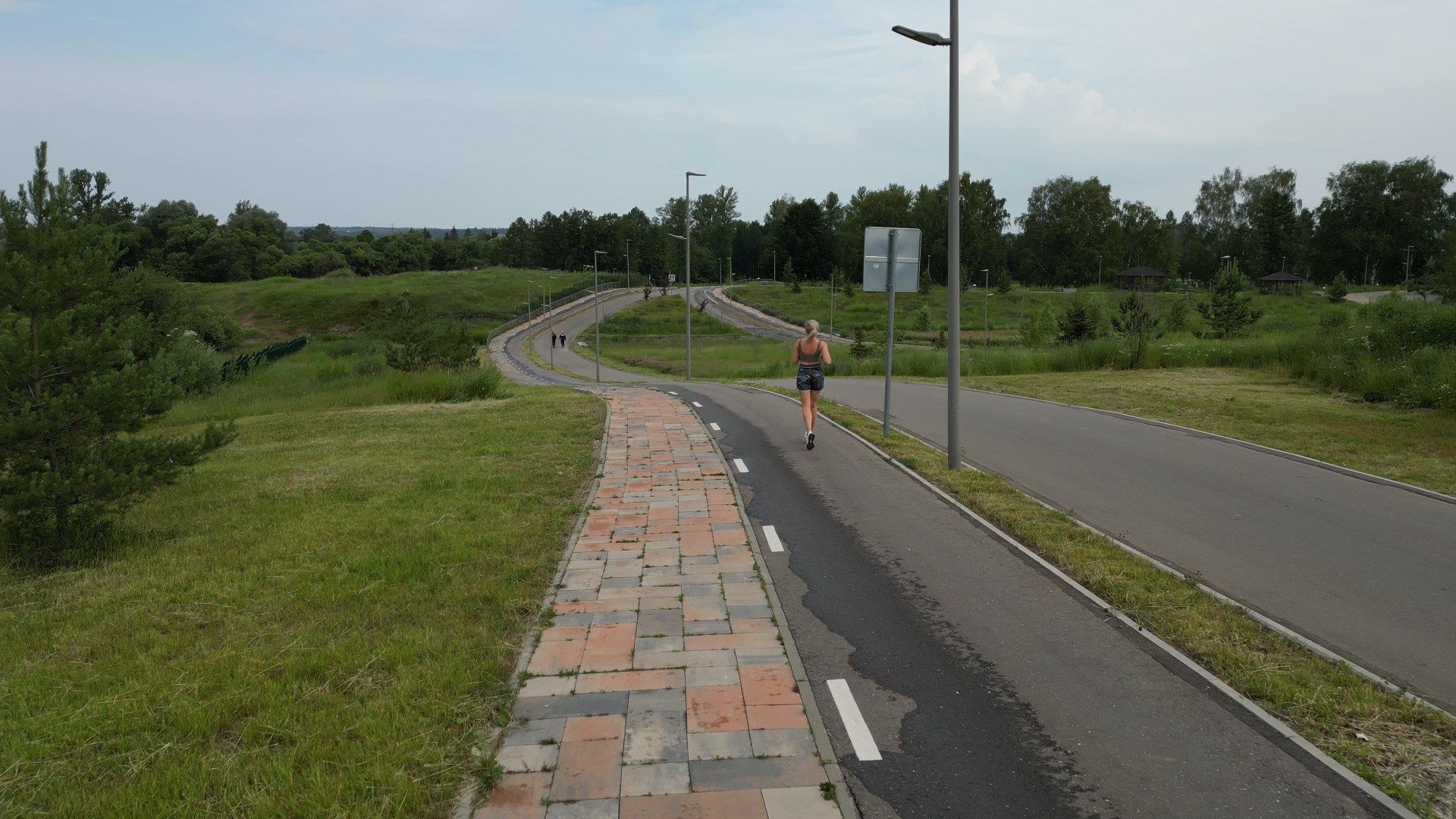 можайск, ривьера, горка, парк,видео с коптера,