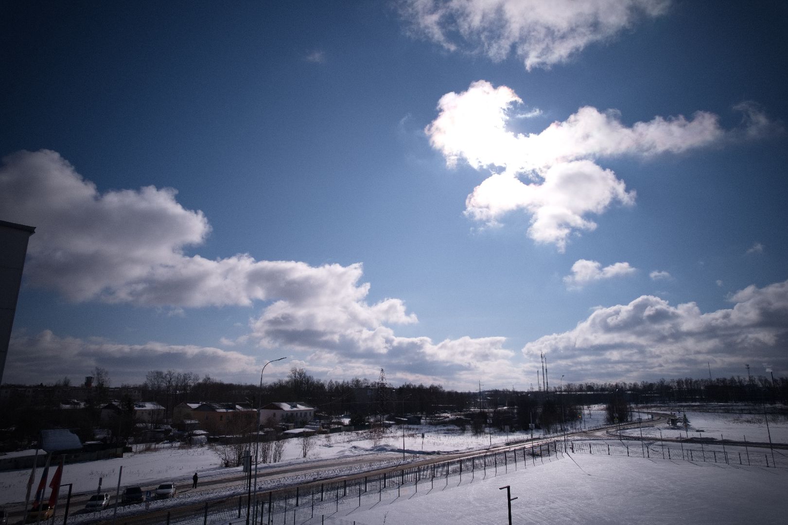 школа, можайск,видео с коптера,