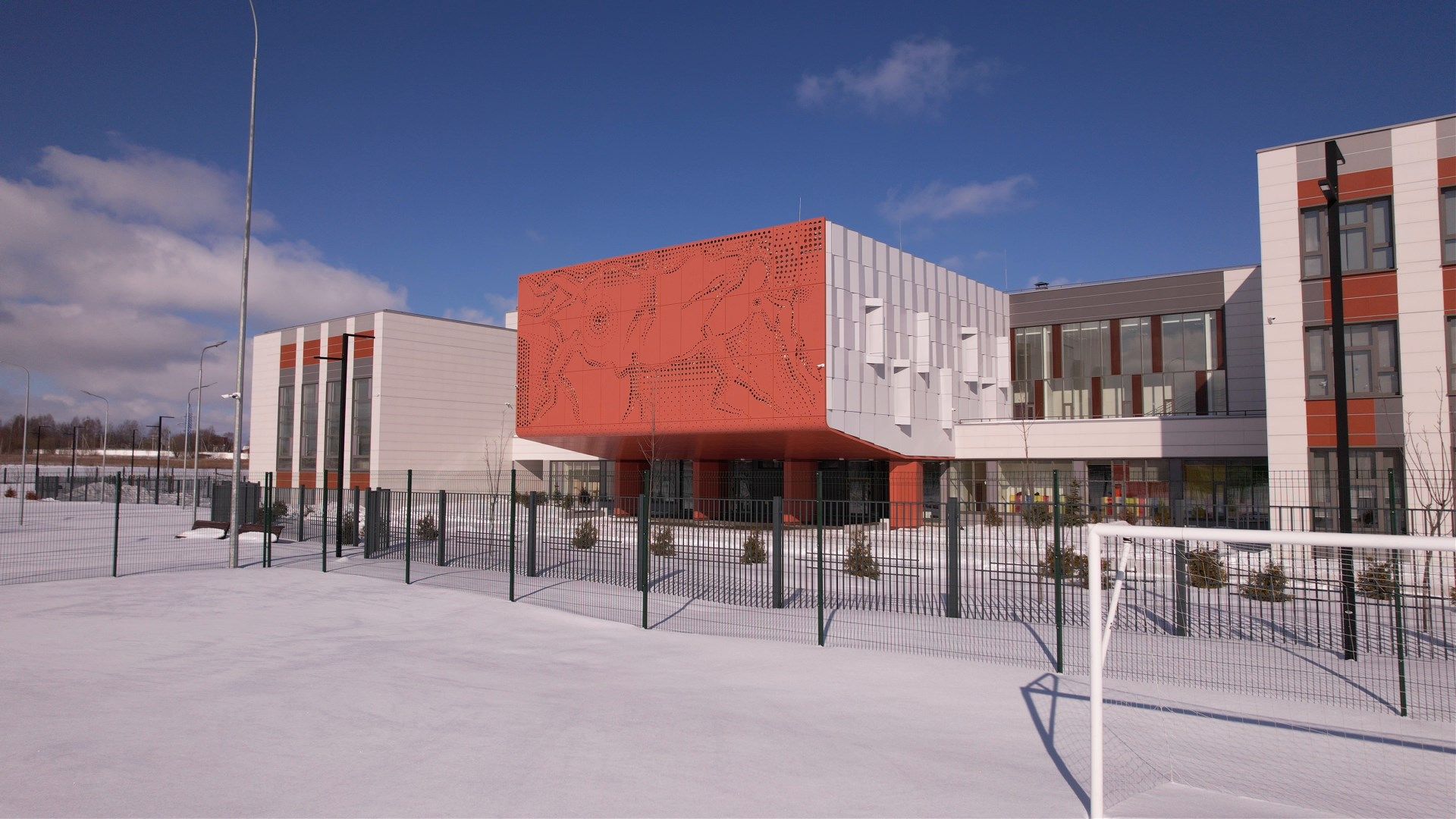 школа, можайск,видео с коптера,