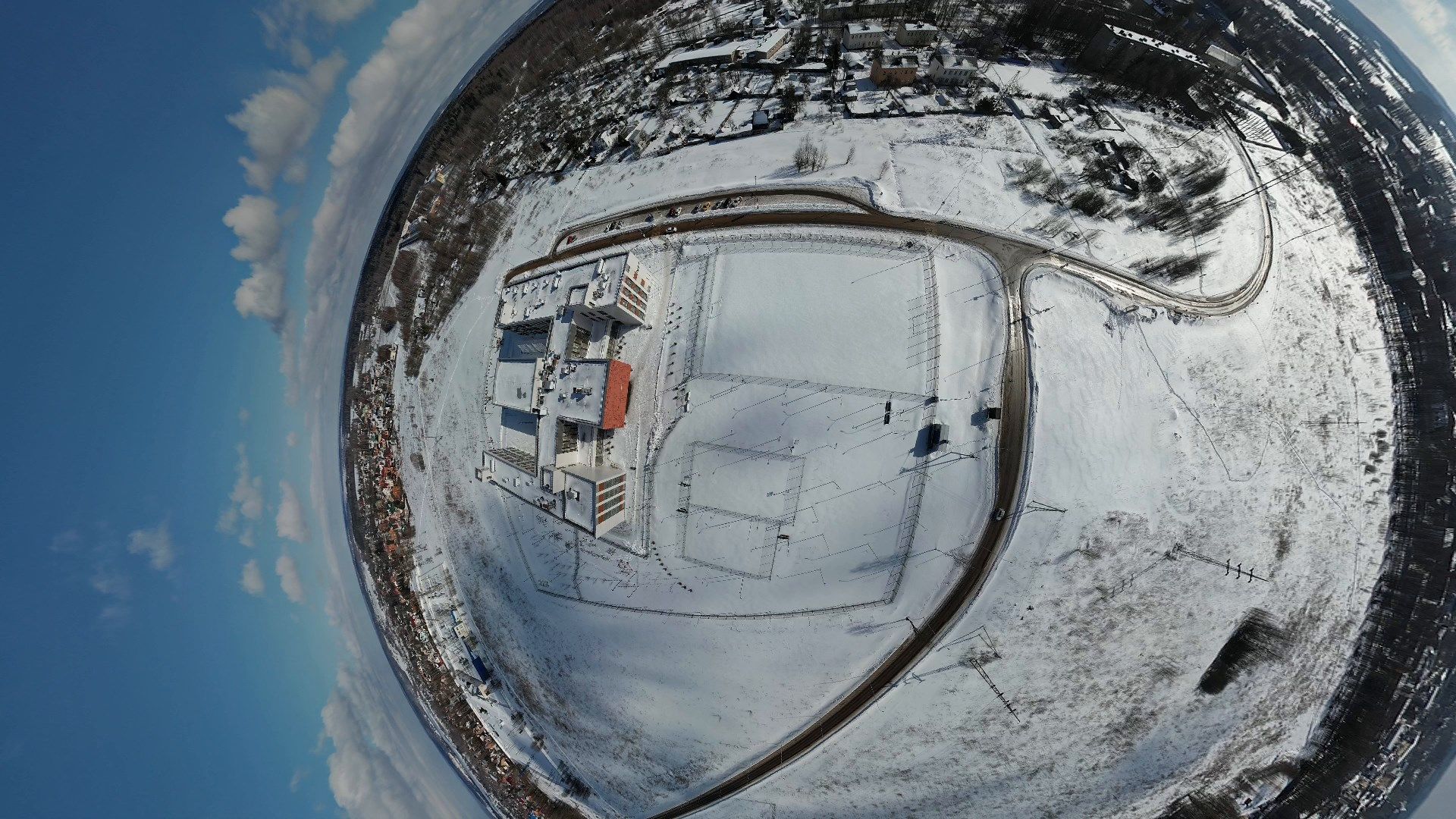 школа, можайск,видео с коптера,