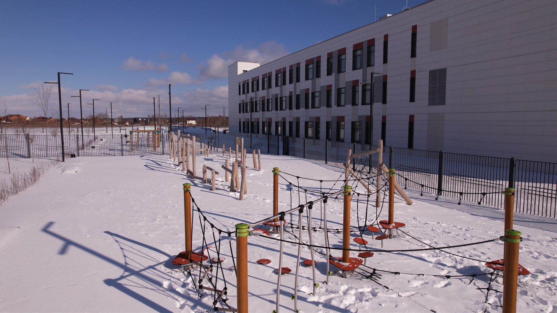 школа, можайск,видео с коптера,
