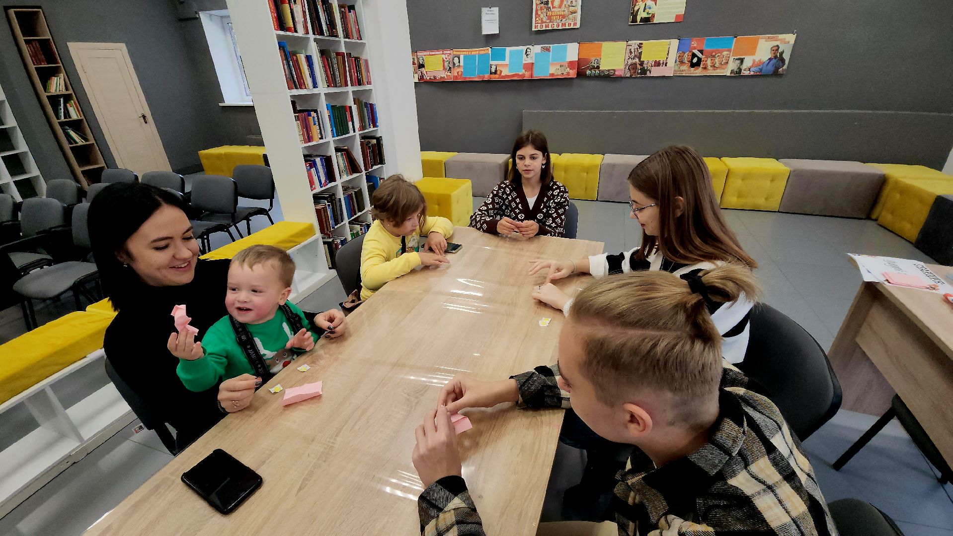 шатура, городской округ, городской округ люди, мероприятие,закладки, библиотека, мастер-класс,