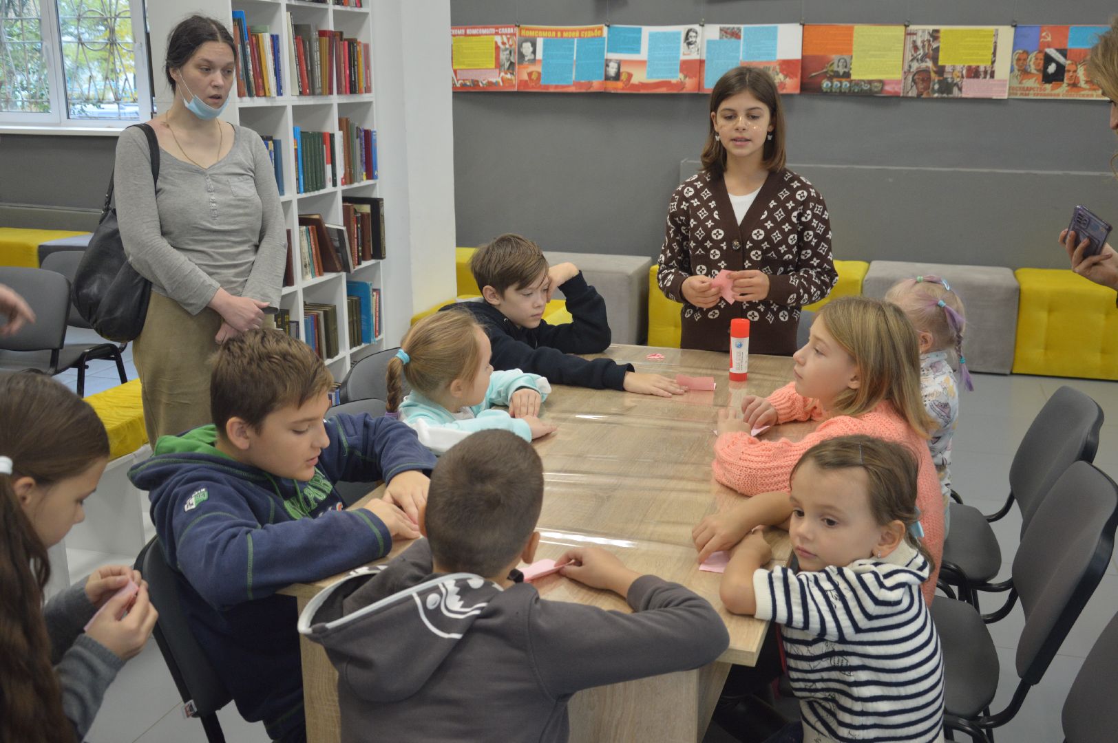 шатура, городской округ, городской округ люди, мероприятие,закладки, библиотека, мастер-класс,