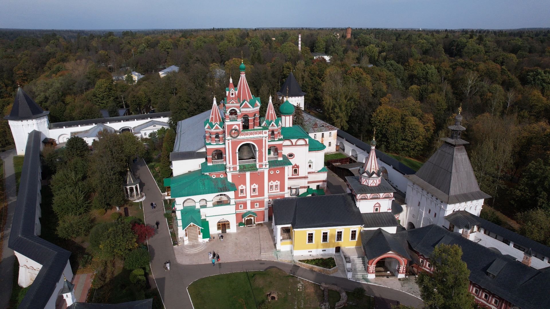 монастырь, одинцово, приют,видео с коптера,