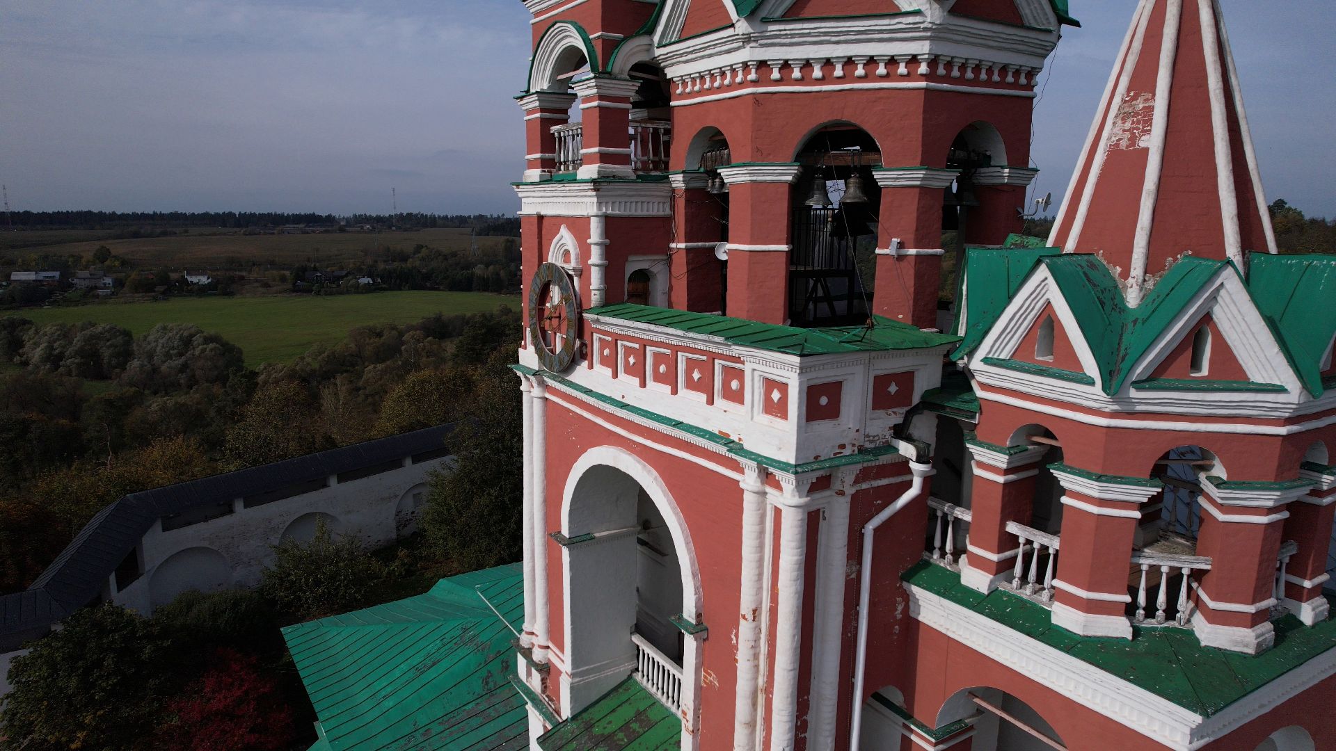 монастырь, одинцово, приют,видео с коптера,