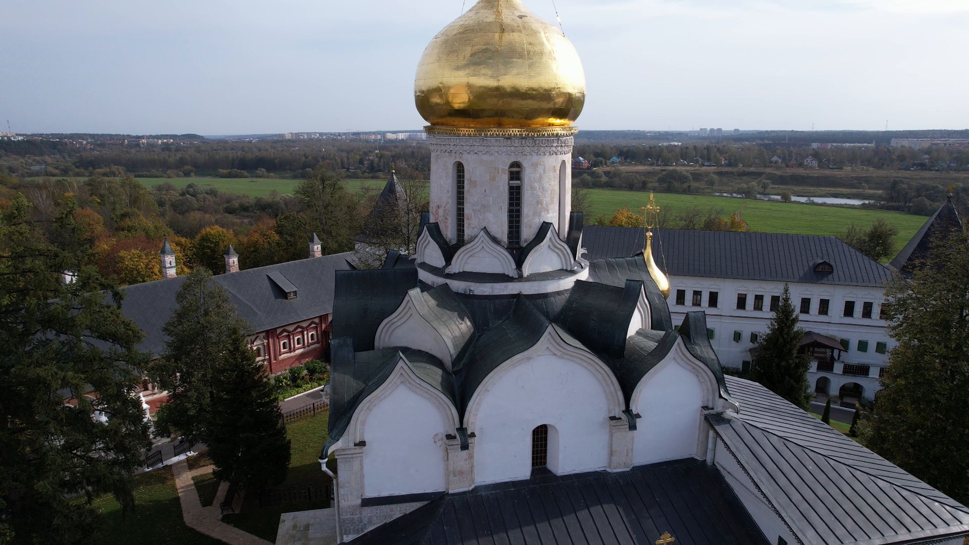 монастырь, одинцово, приют,видео с коптера,