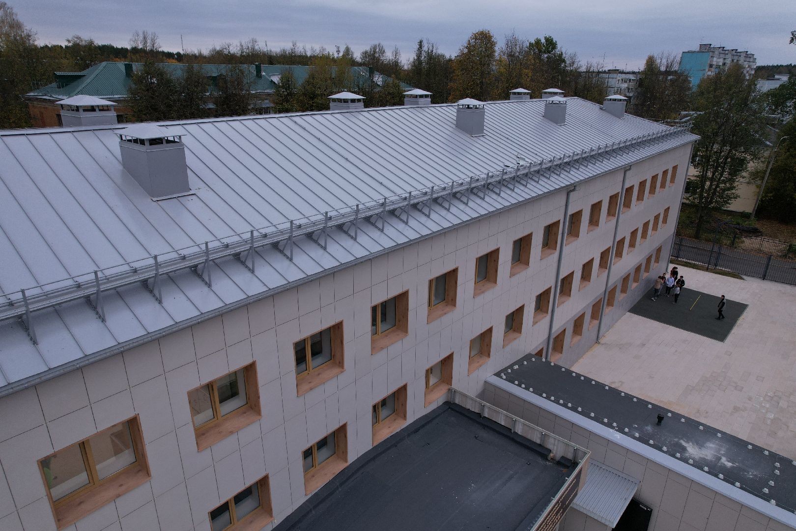 одинцово, интернат, школа,видео с коптера,