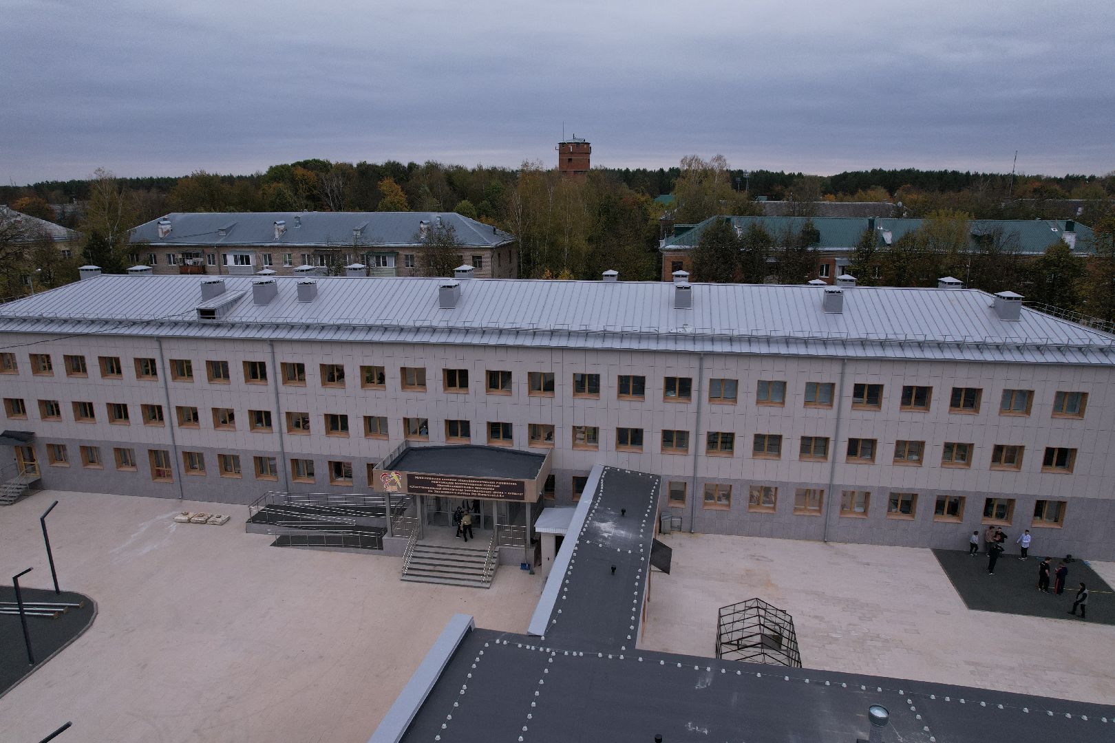 одинцово, интернат, школа,видео с коптера,