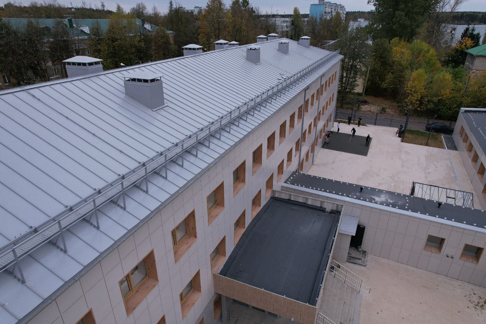 одинцово, интернат, школа,видео с коптера,