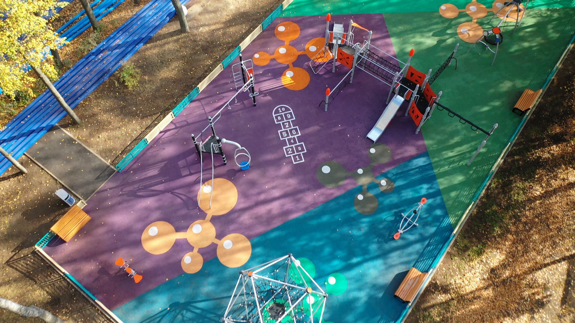 дети, площадка, воскресенск,видео с коптера,