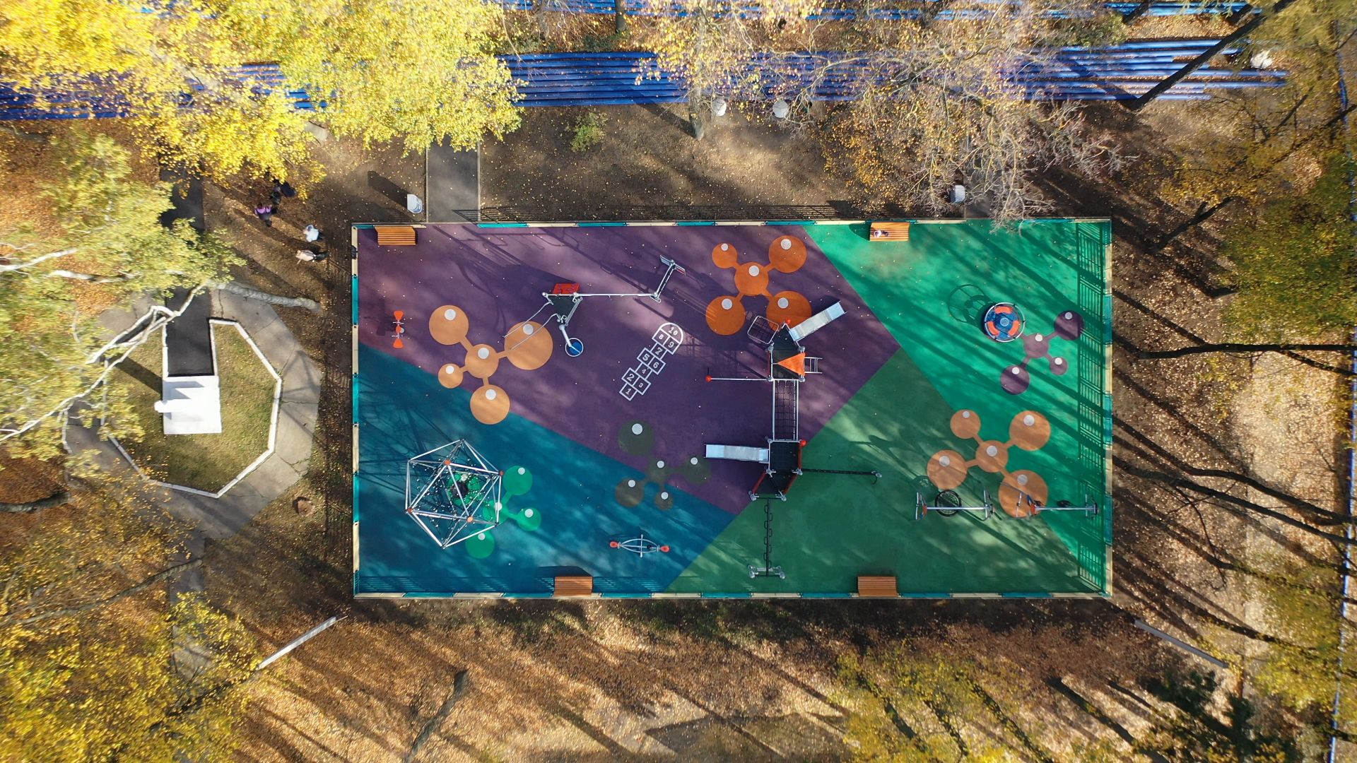 дети, площадка, воскресенск,видео с коптера,