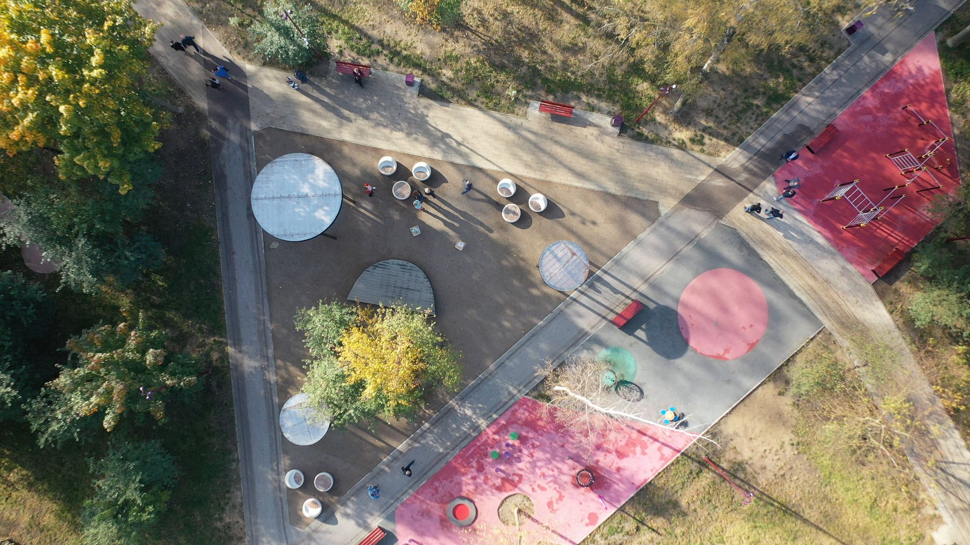 дети, площадка, воскресенск,видео с коптера,