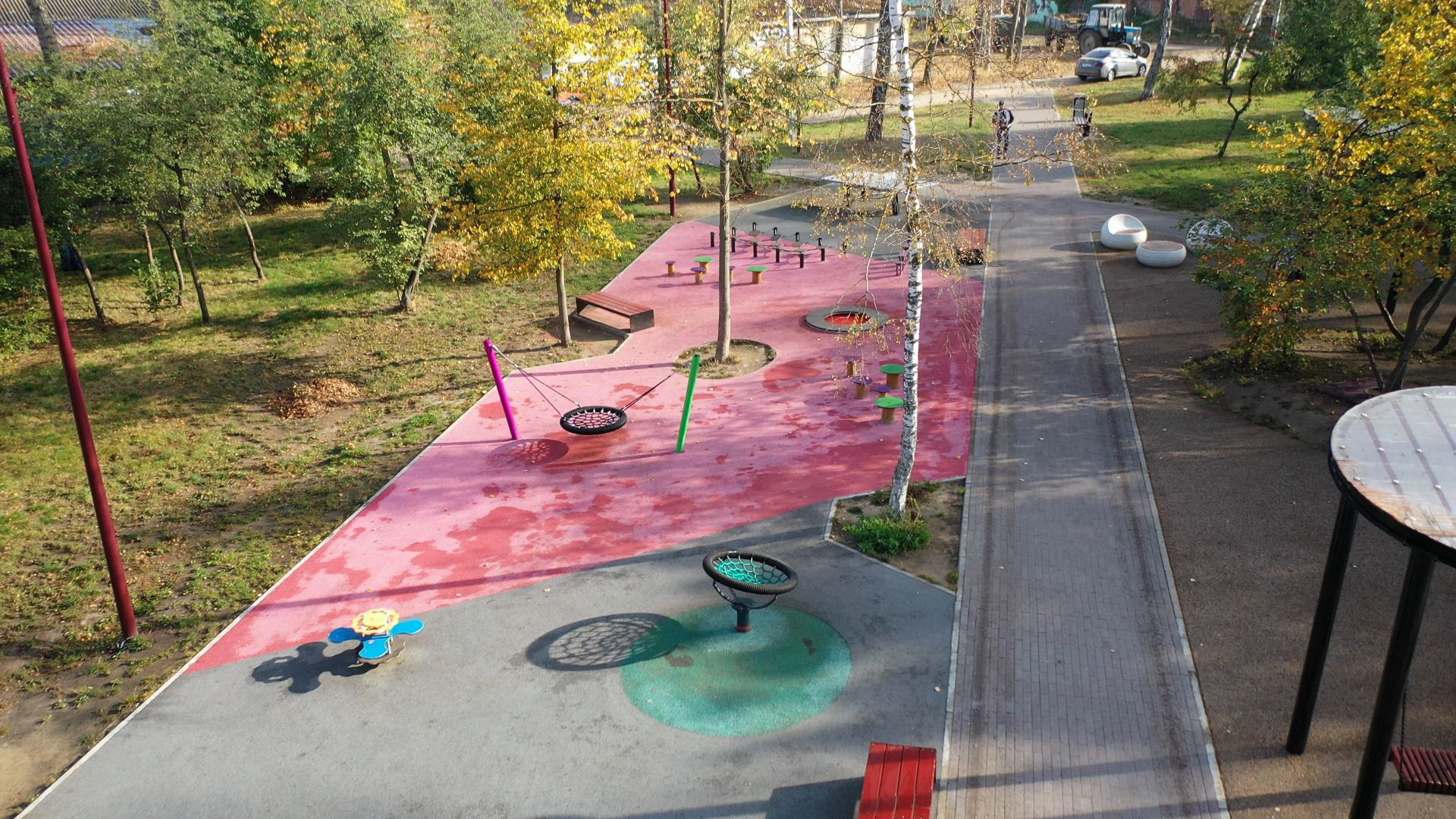 дети, площадка, воскресенск,видео с коптера,