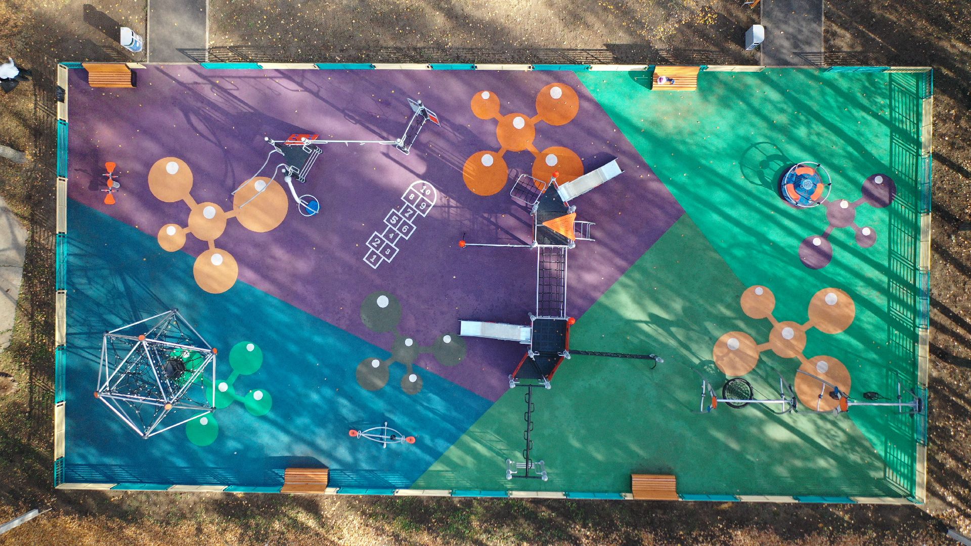 дети, площадка, воскресенск,видео с коптера,