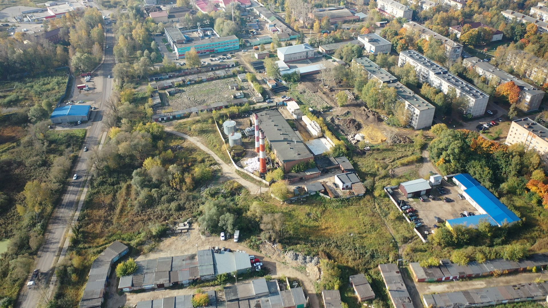 котельная, тепло, воскресенск,видео с коптера,