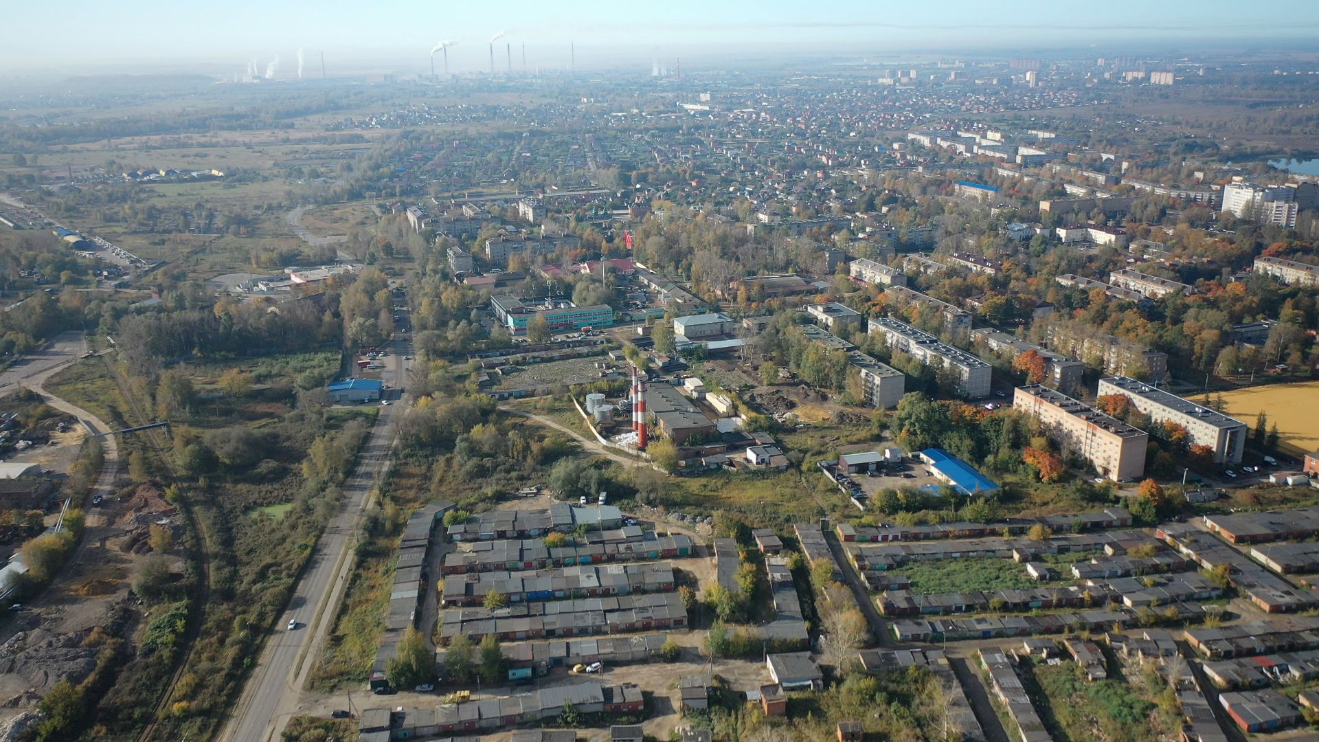 котельная, тепло, воскресенск,видео с коптера,