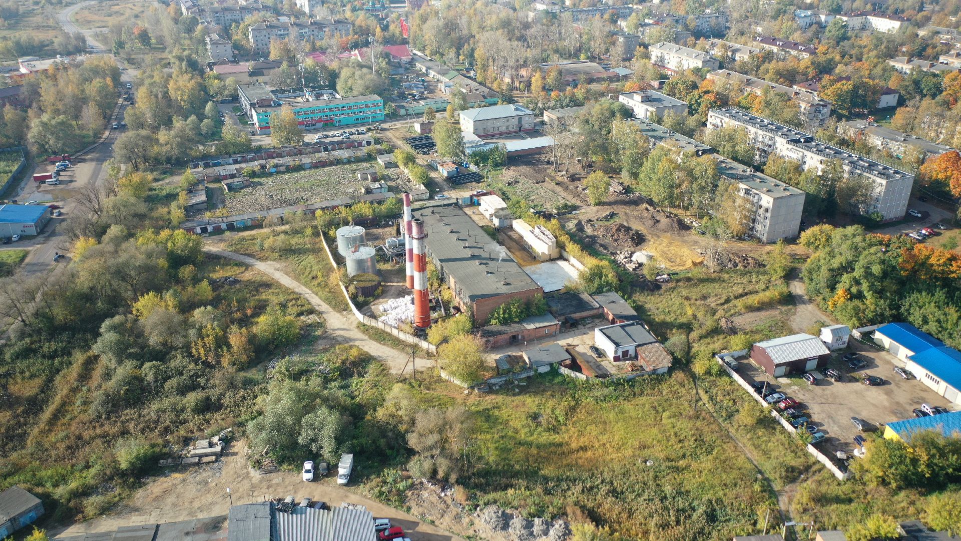 котельная, тепло, воскресенск,видео с коптера,