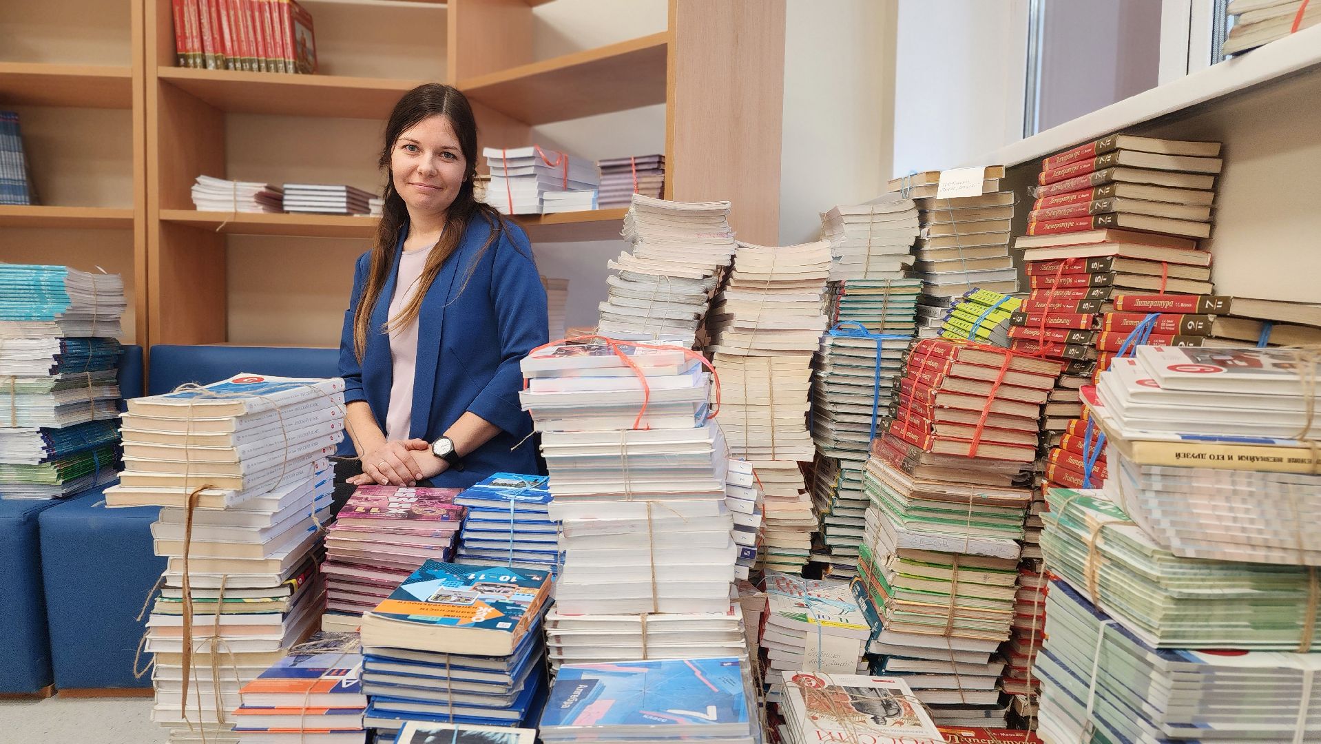 Школа, Библиотека, праздник, ремонт, Протвино,