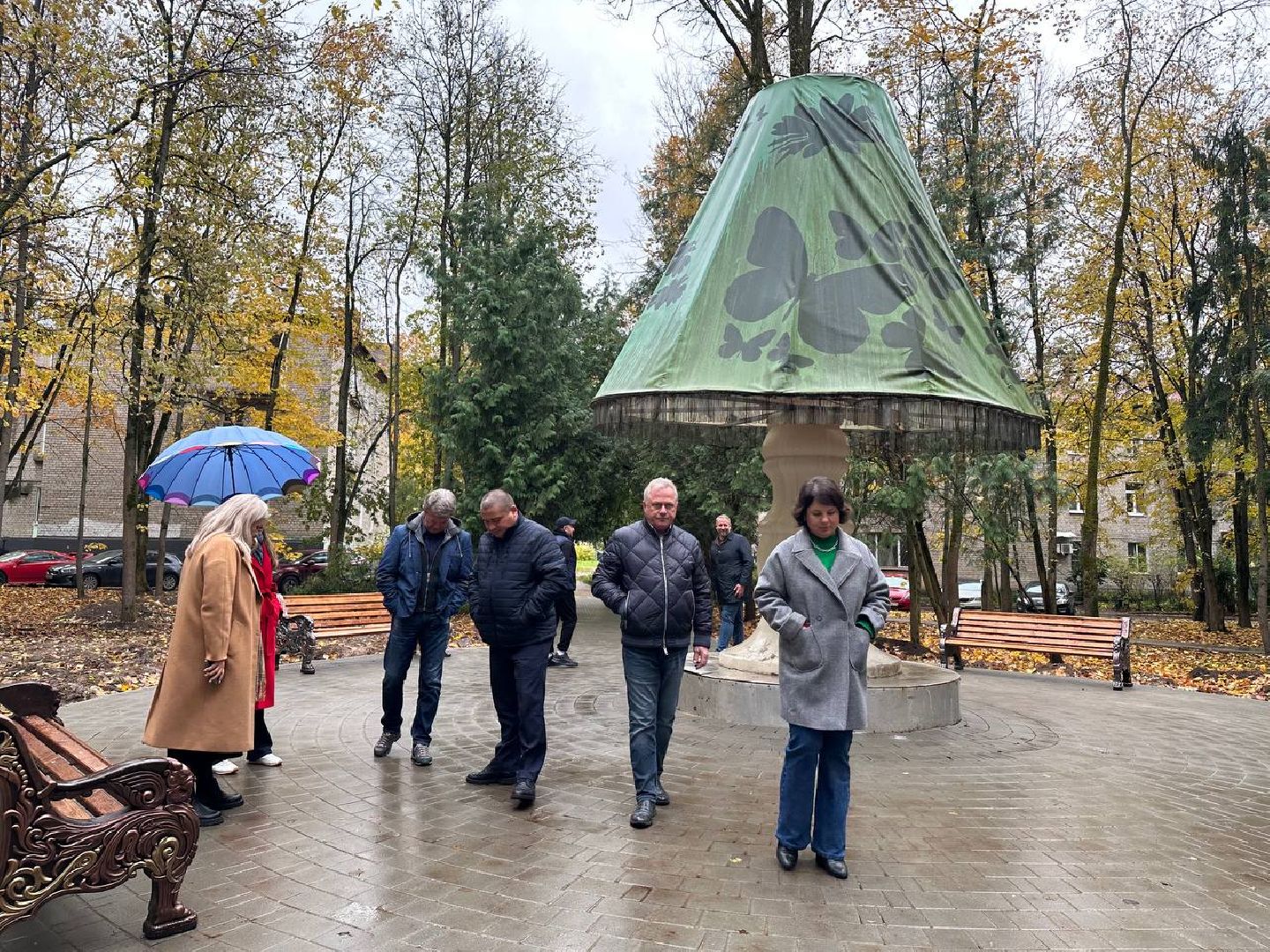 Сквер у лампы, благоустройство парков, комфортная городская среда, селятино, наро-фоминск,