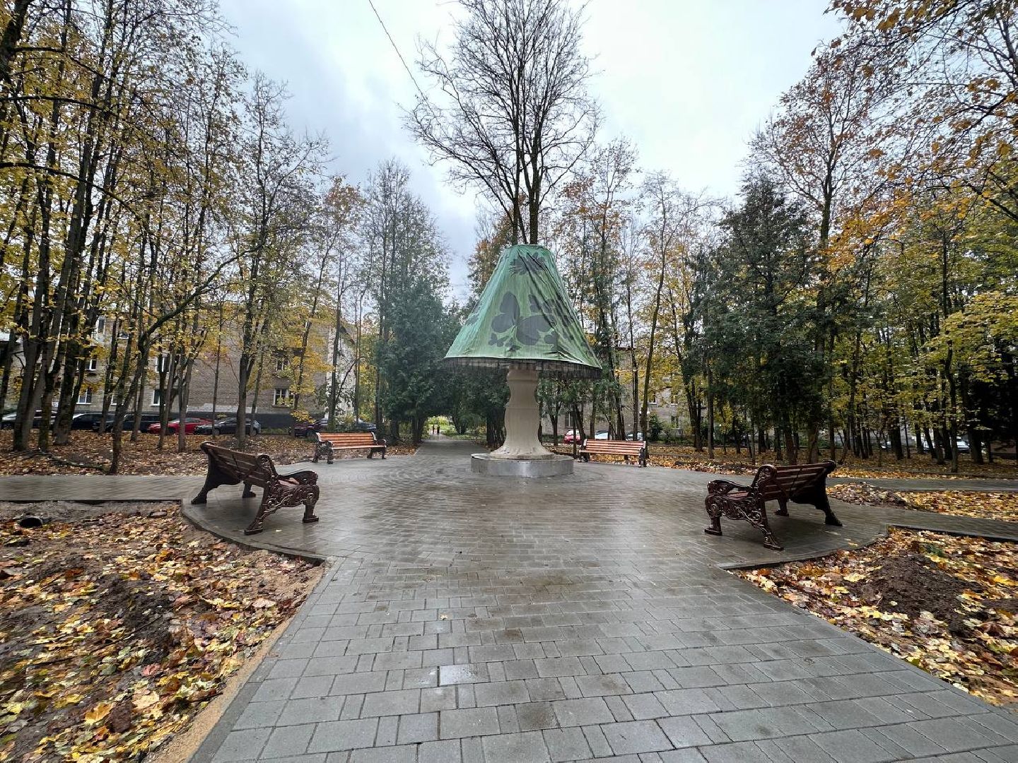 Сквер у лампы, благоустройство парков, комфортная городская среда, селятино, наро-фоминск,