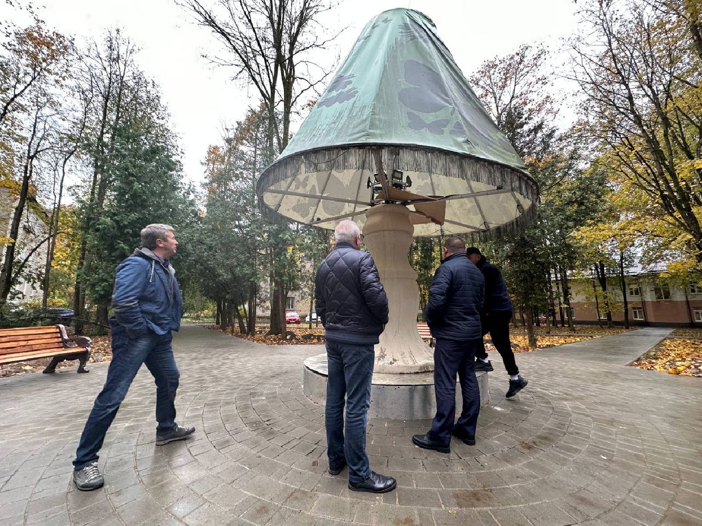 Сквер у лампы, благоустройство парков, комфортная городская среда, селятино, наро-фоминск,