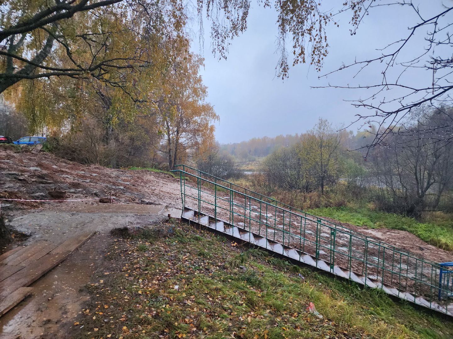 Нахабино, Мост, Школа, Река, благоуйстройство, пандусы,