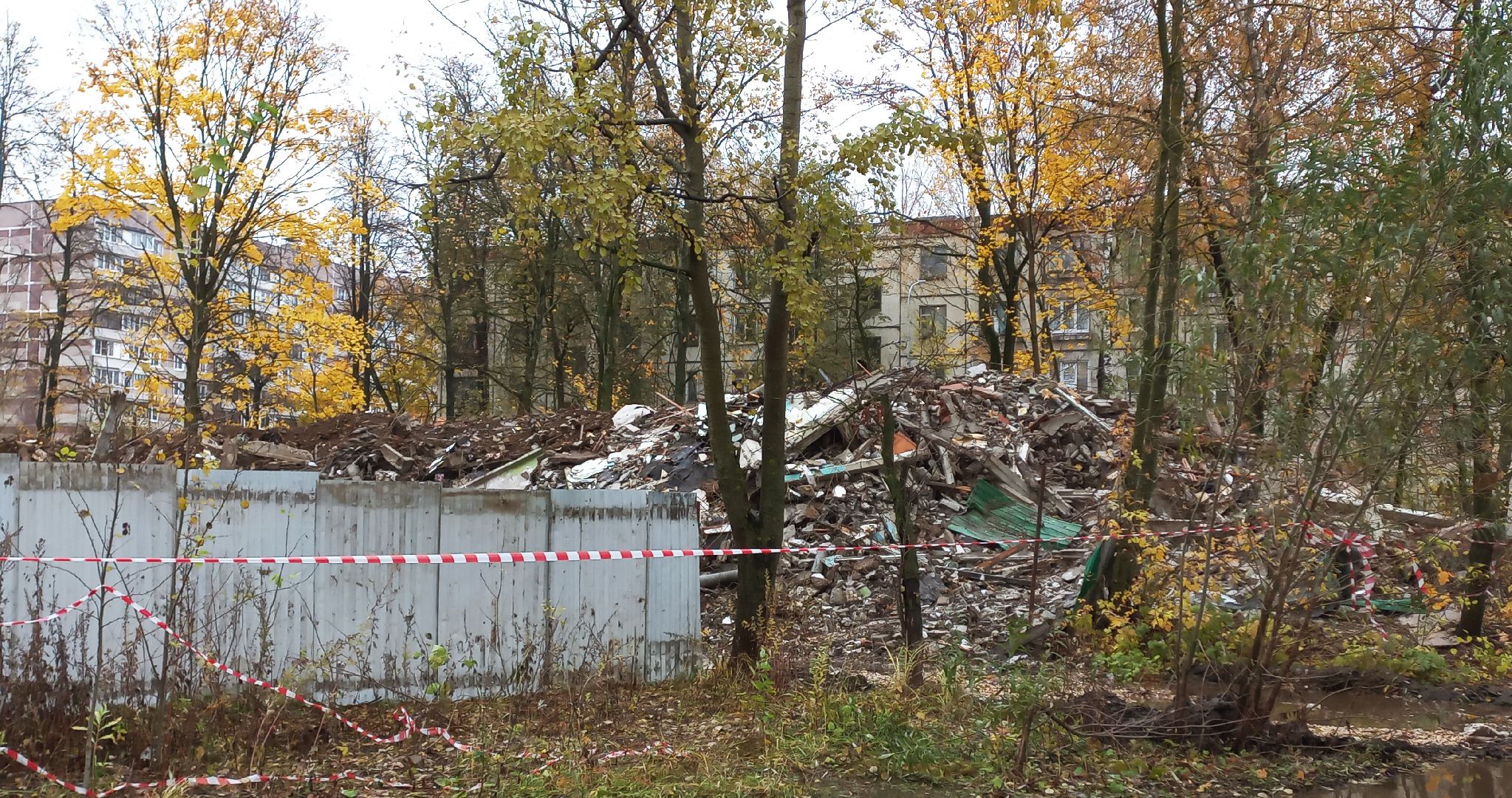 строительство, демонтаж, снос здания, электросталь, строительный мусор,