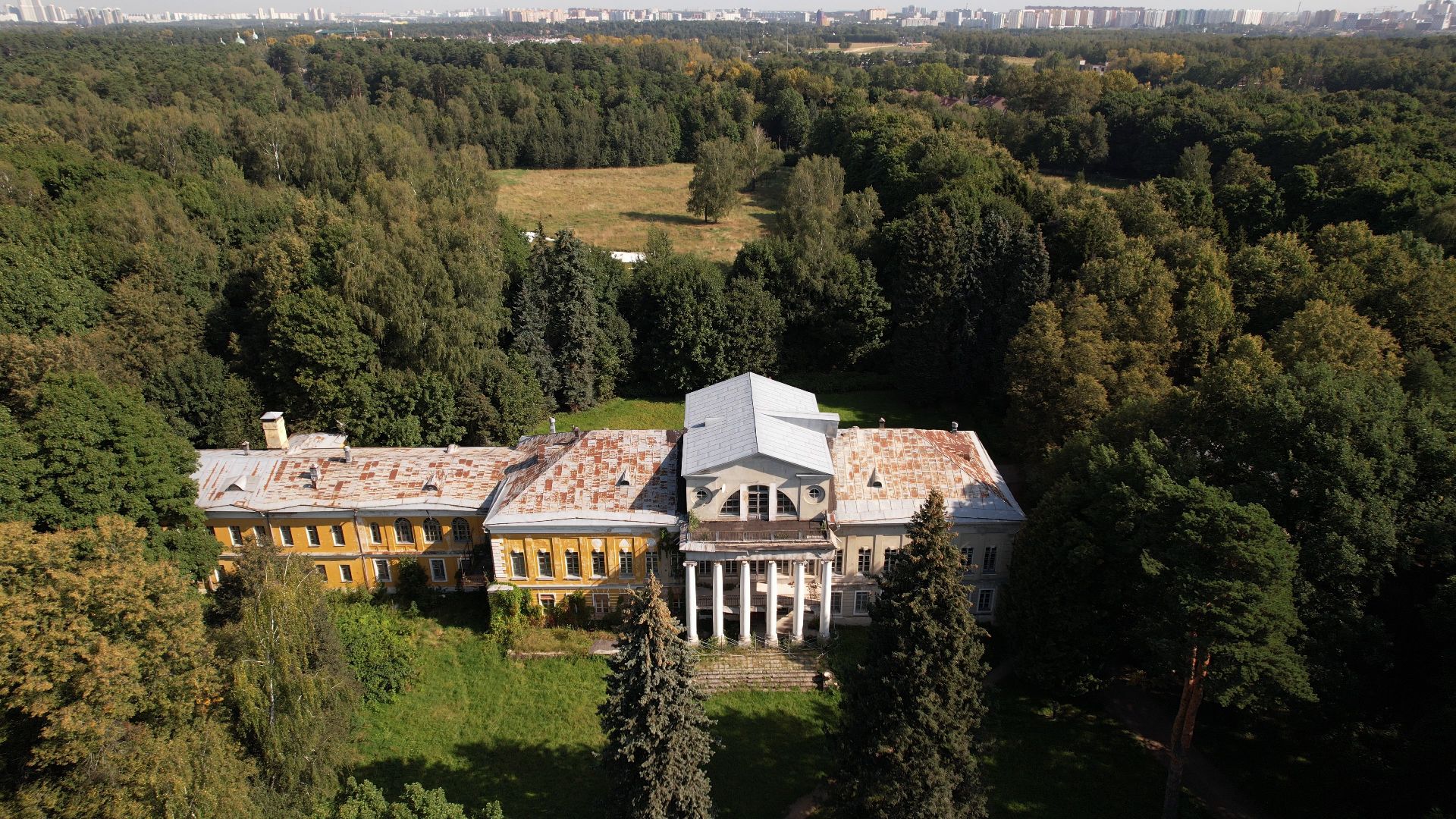 видное, Суханово, усадьба, культура,видео с коптера,