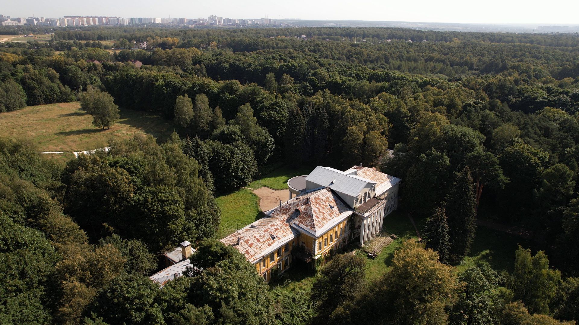 видное, Суханово, усадьба, культура,видео с коптера,