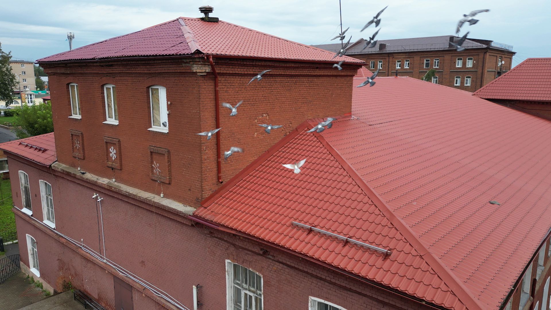 высоковск, архитектура, культура,видео с коптера,