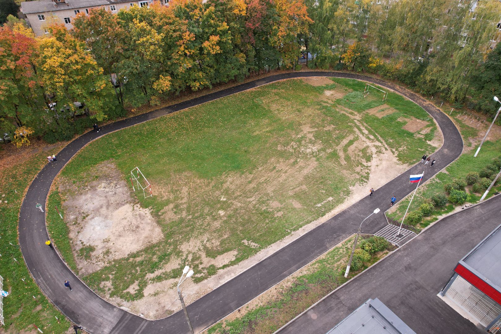 можайск, ремонт, школа,видео с коптера,