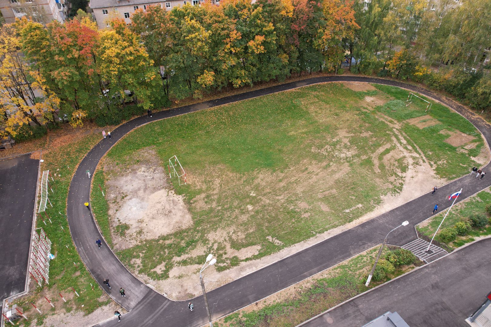 можайск, ремонт, школа,видео с коптера,