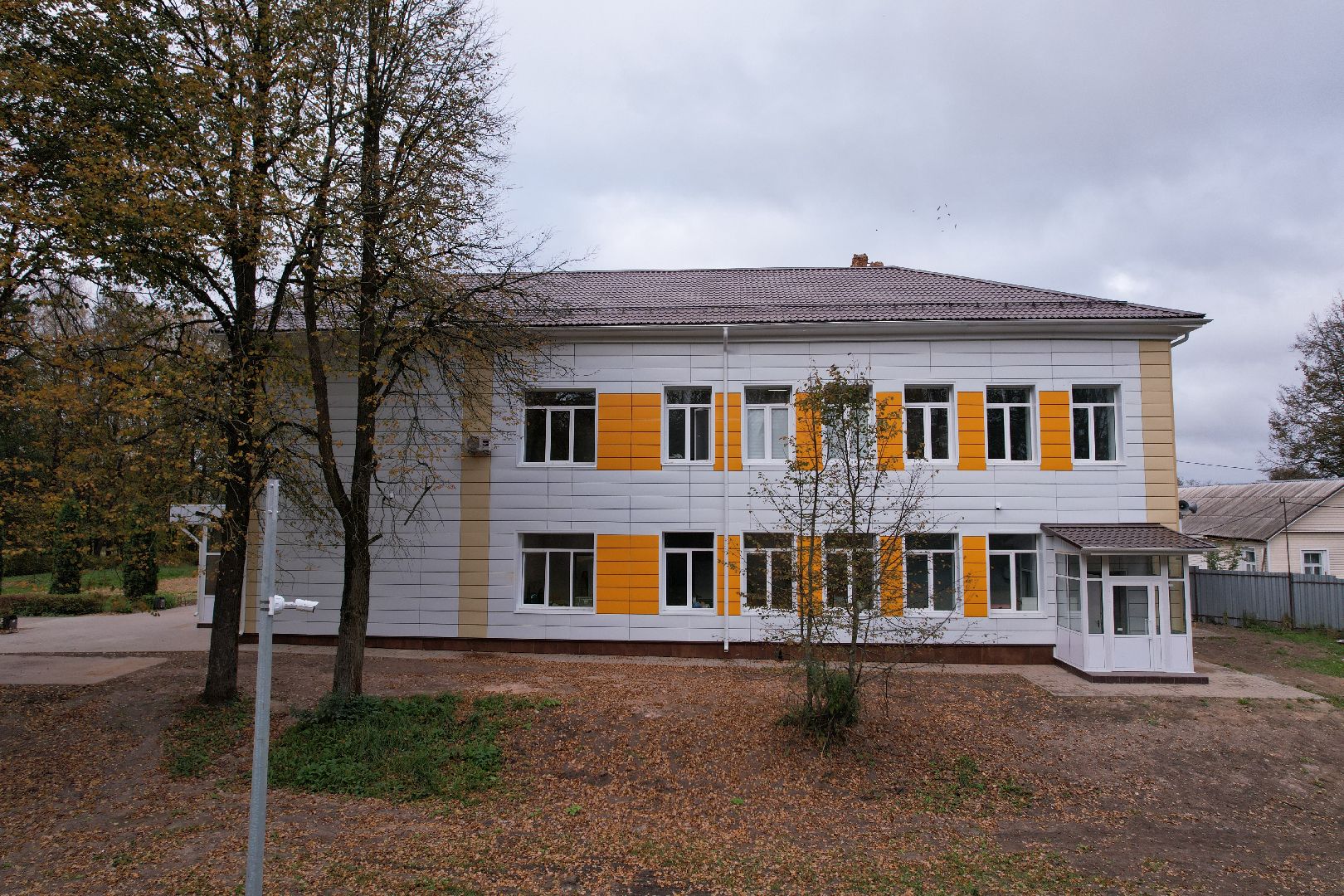 можайск, Клементьево, строительство, школа,видео с коптера,