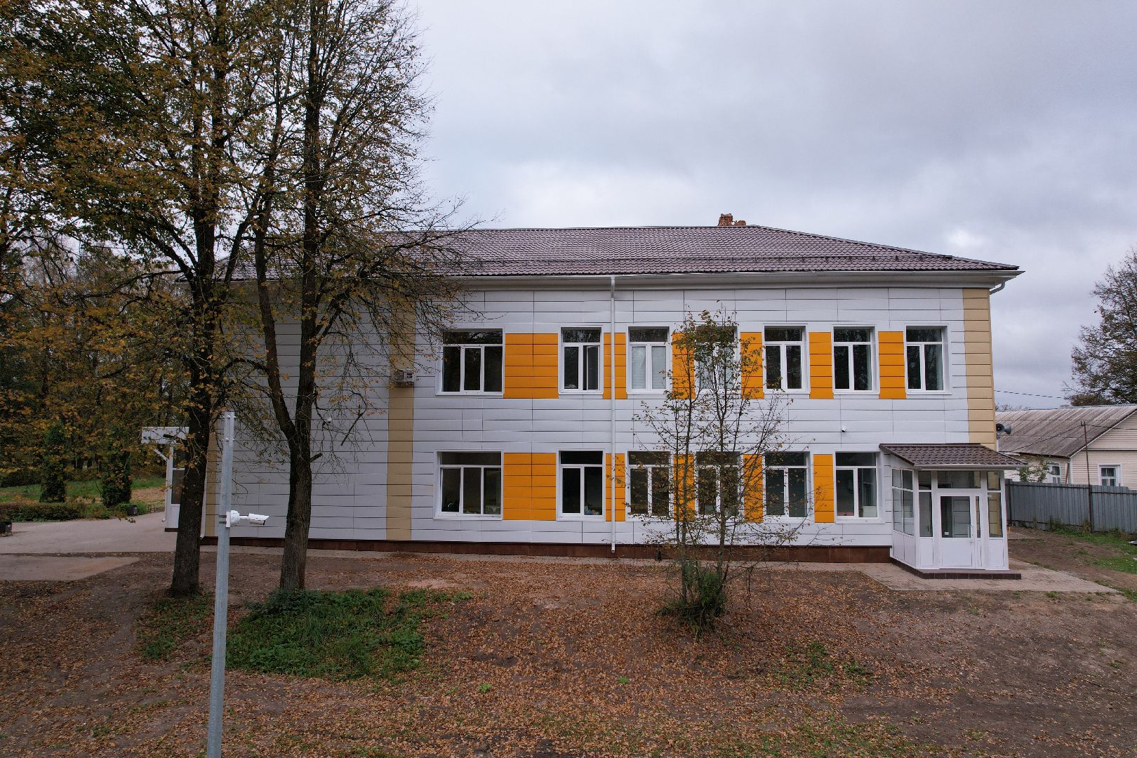 можайск, Клементьево, строительство, школа,видео с коптера,