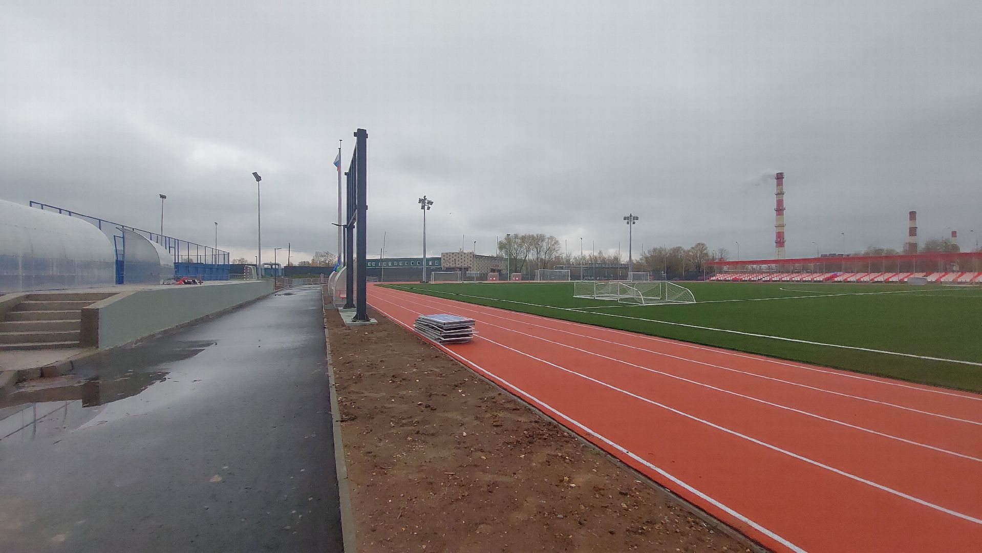 благоуйстройство, город чехов, Стадион в Чехове, Стадион Гидросталь, капремонт,