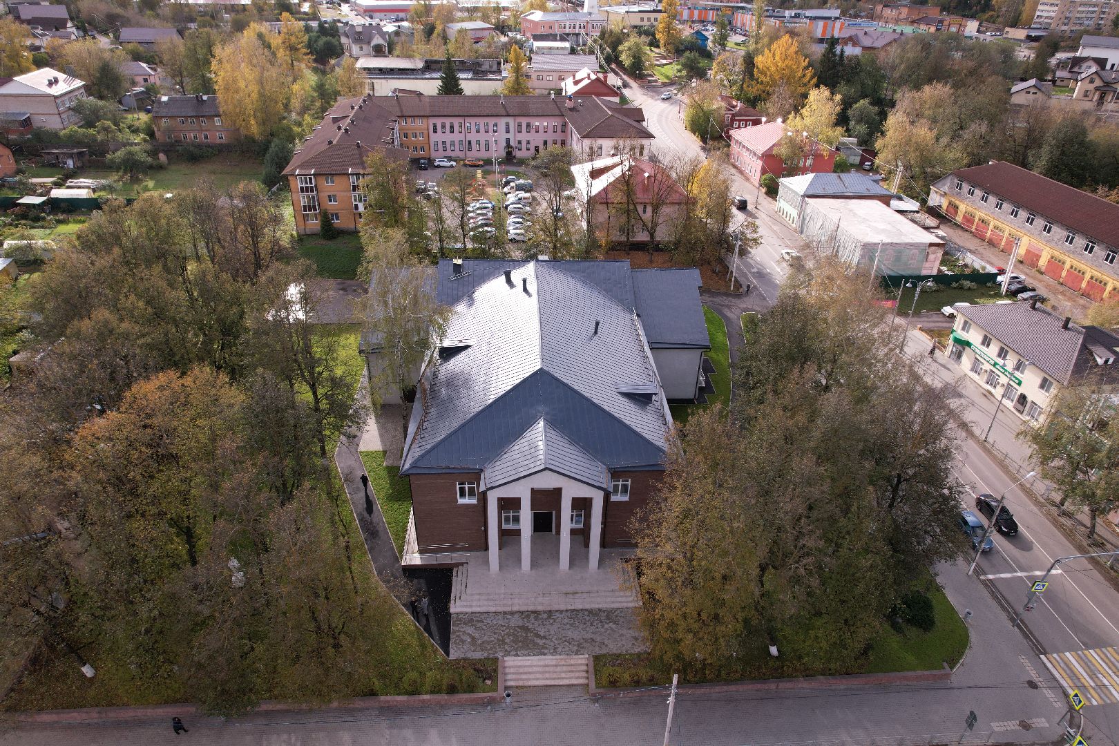 родники, капремонт, волоколамск,видео с коптера,