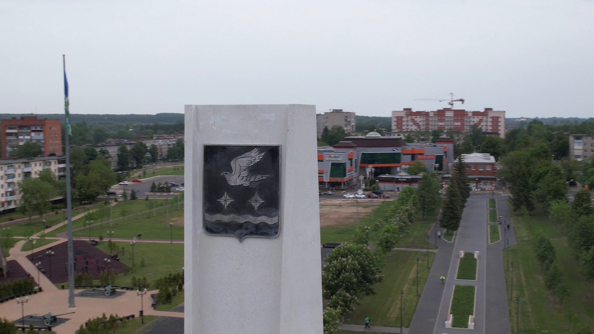 ступино, танки, стела,видео с коптера,