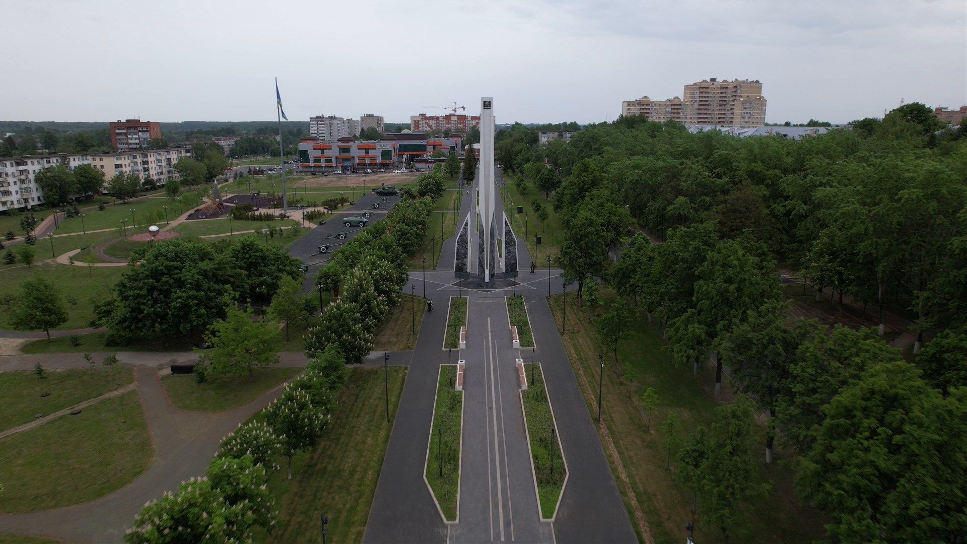 ступино, танки, стела,видео с коптера,