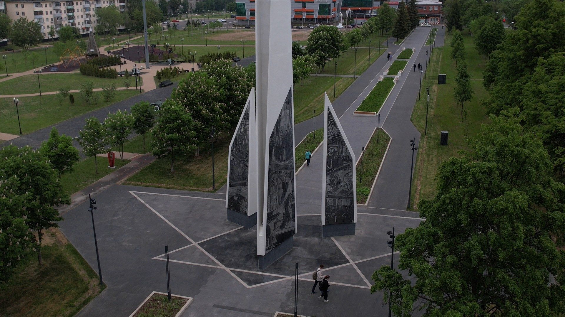 ступино, танки, стела,видео с коптера,