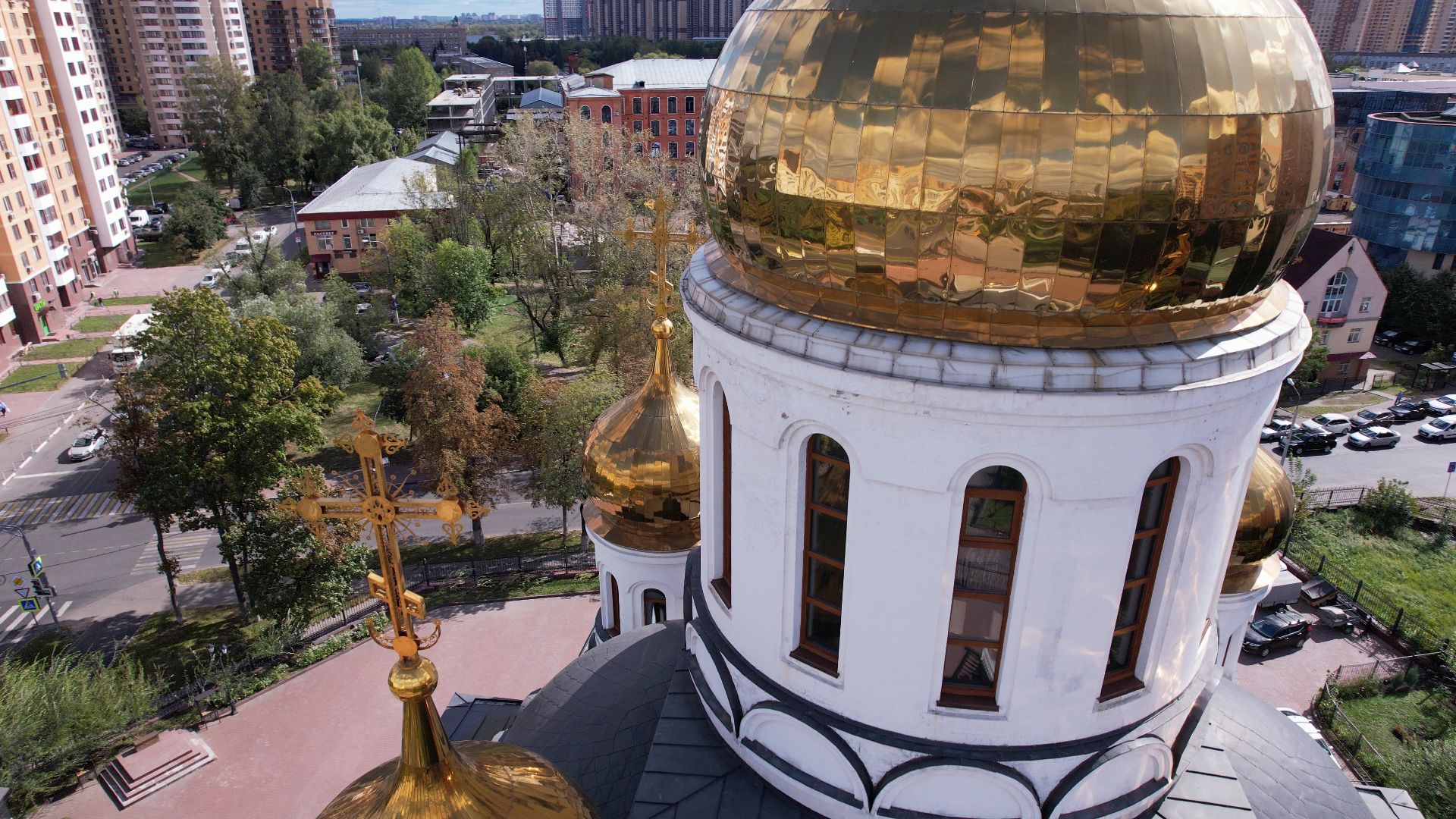 реутов, храм, культура,видео с коптера,